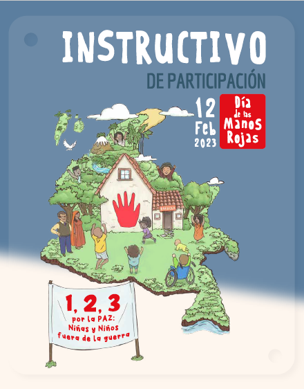 1,2,3 por la PAZ: niñas y niños fuera de la guerra