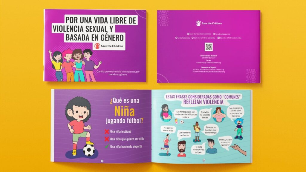 Material pedagógico para proteger a la niñez de la violencia sexual y basada en género