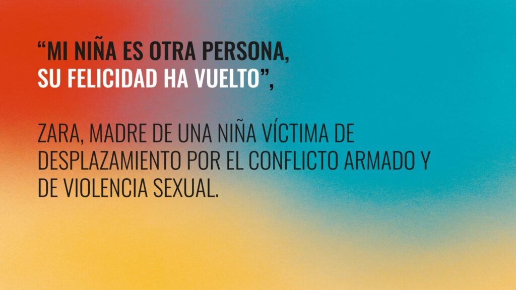 Eliminación de la violencia sexual en el conflicto: Devolviendo la esperanza a Zara y su familia